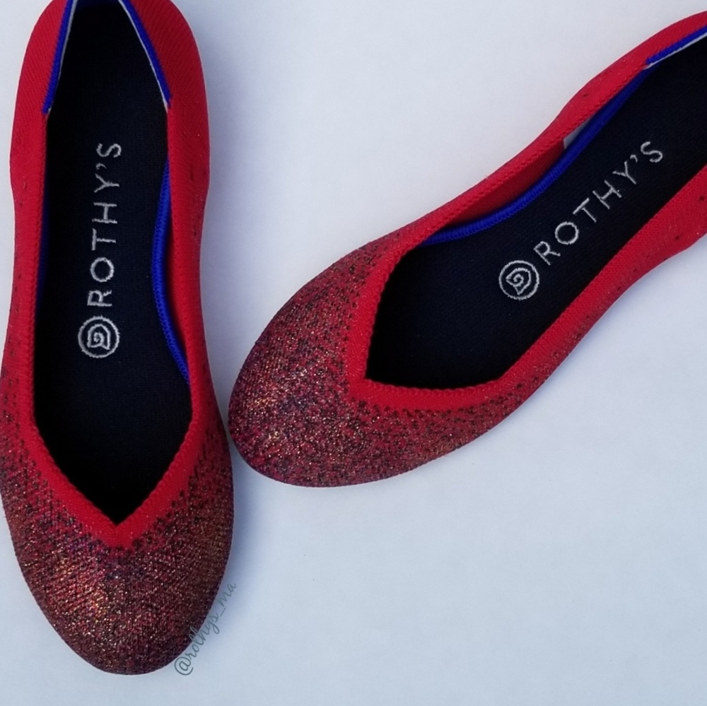 Custom Cherry Rothy's size 7.5